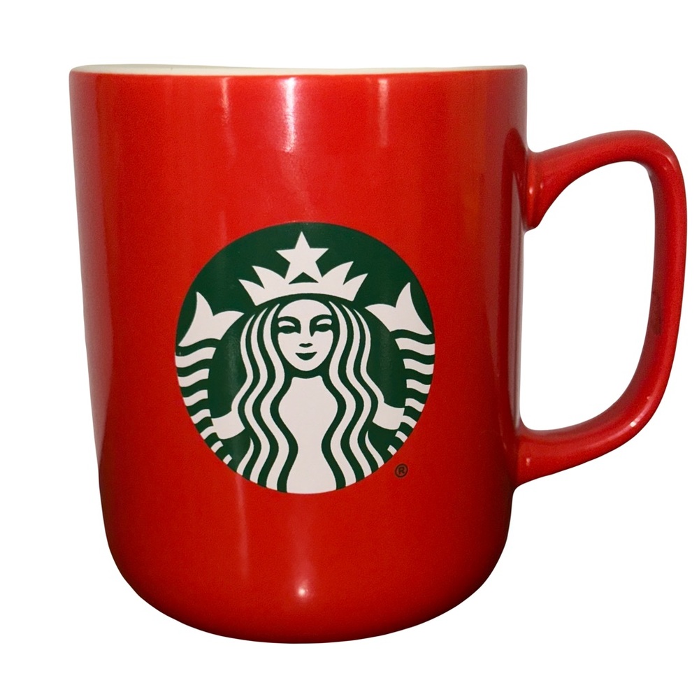 Starbucks Coffee Mug Cup Ceramic 2020 Red Classic Green Siren Logo 16oz